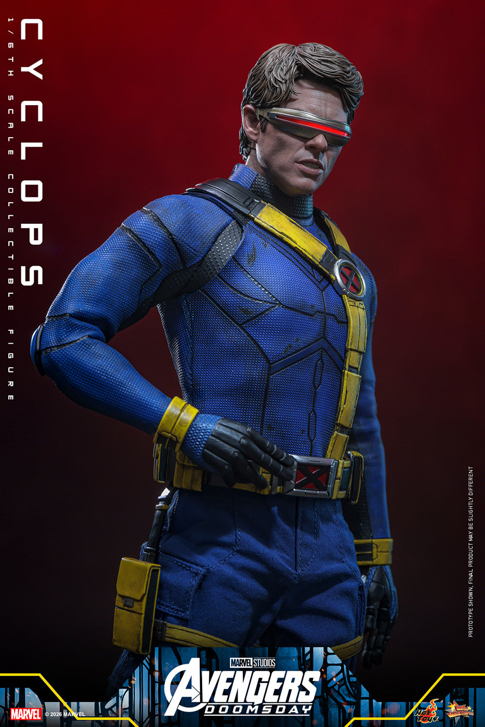 Hot Toys Cyclops (Avengers: Doomsday) 1/6 Scale Action Figure product image 5, provided for visual reference and product