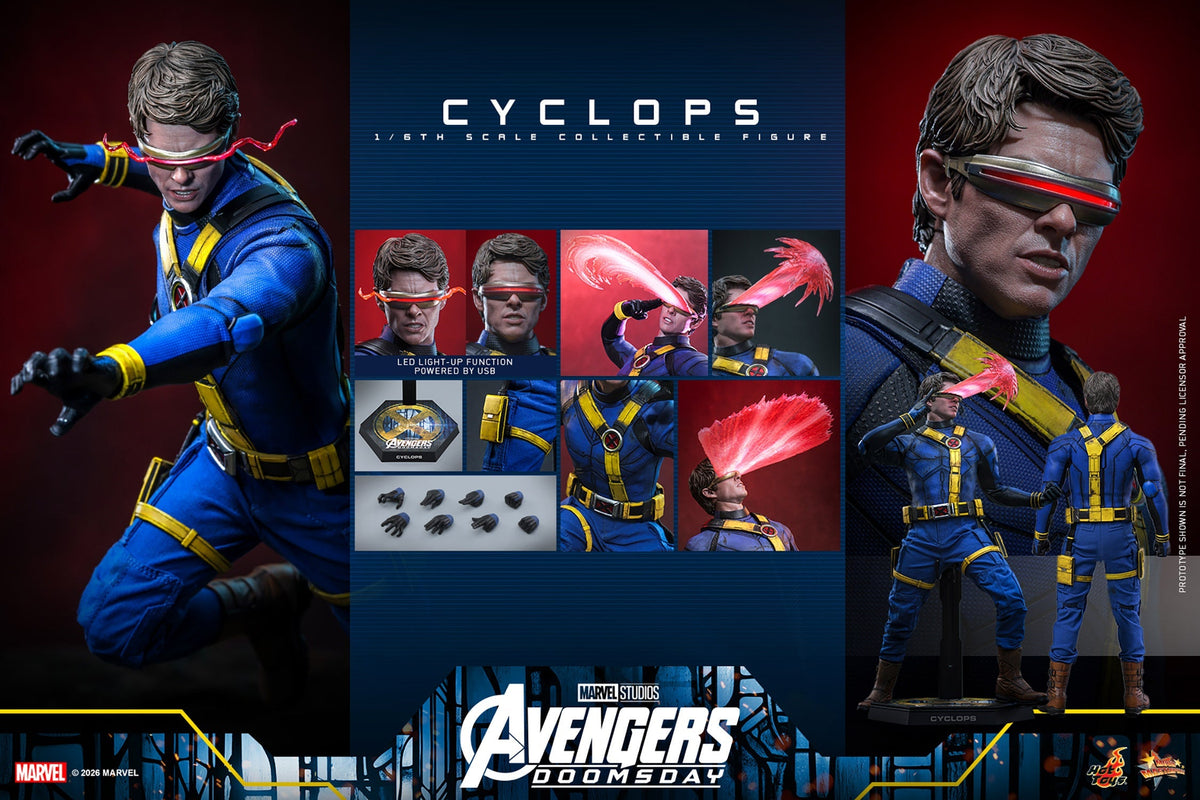 Hot Toys Cyclops (Avengers: Doomsday) 1/6 Scale Action Figure product image 6, provided for visual reference and product