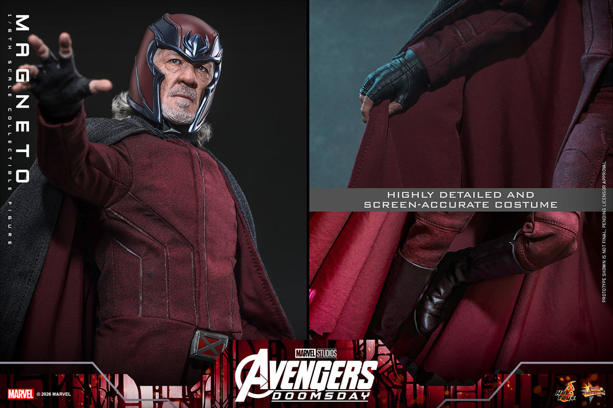 Hot Toys Magneto (Avengers: Doomsday) 1/6 Scale Action Figure product image 6, provided for visual reference and product