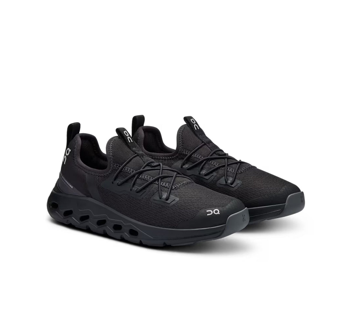 On Little Kids' Cloudleap Black/Eclipse Athletic Shoes product image 2, provided for visual reference and product detail
