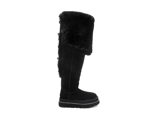 UGG Thigh High Boot sacai - Black (Women) product image 1, provided for visual reference and product detail review