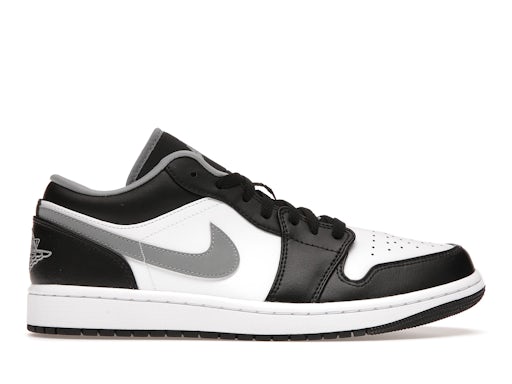Air Jordan 1 Low Black White Grey product image 1, provided for visual reference and product detail review