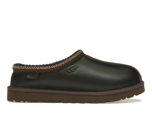 UGG Tasman LTHR Regen Slipper - Ironwood product image 1, provided for visual reference and product detail review
