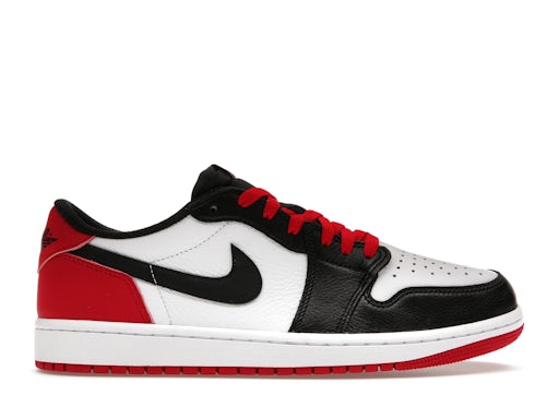 Air Jordan 1 Retro Low OG Black Toe (2023) product image 1, provided for visual reference and product detail review