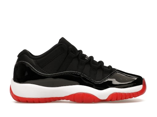 Air Jordan 11 Retro Low Bred (GS) (2025) product image 1, provided for visual reference and product detail review