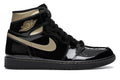 Air Jordan 1 Retro High Black Metallic Gold (2020) product image 1, provided for visual reference and product detail review