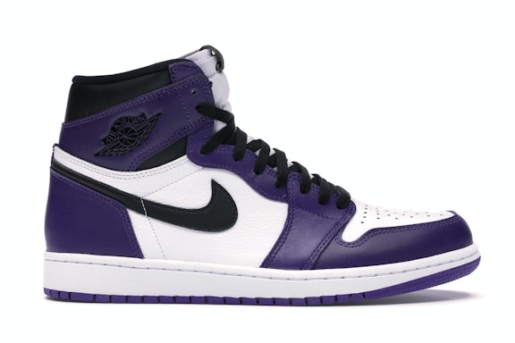 Air Jordan 1 Retro High Court Purple White product image 1, provided for visual reference and product detail review