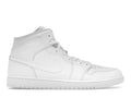 Air Jordan 1 Mid Triple White product image 1, provided for visual reference and product detail review