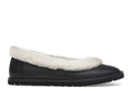 UGG Zora Leather Ballet Flat - Black (Women) product image 1, provided for visual reference and product detail review