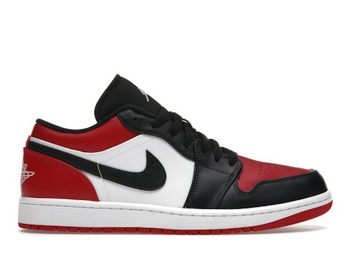 Air Jordan 1 Low Bred Toe product image 1, provided for visual reference and product detail review