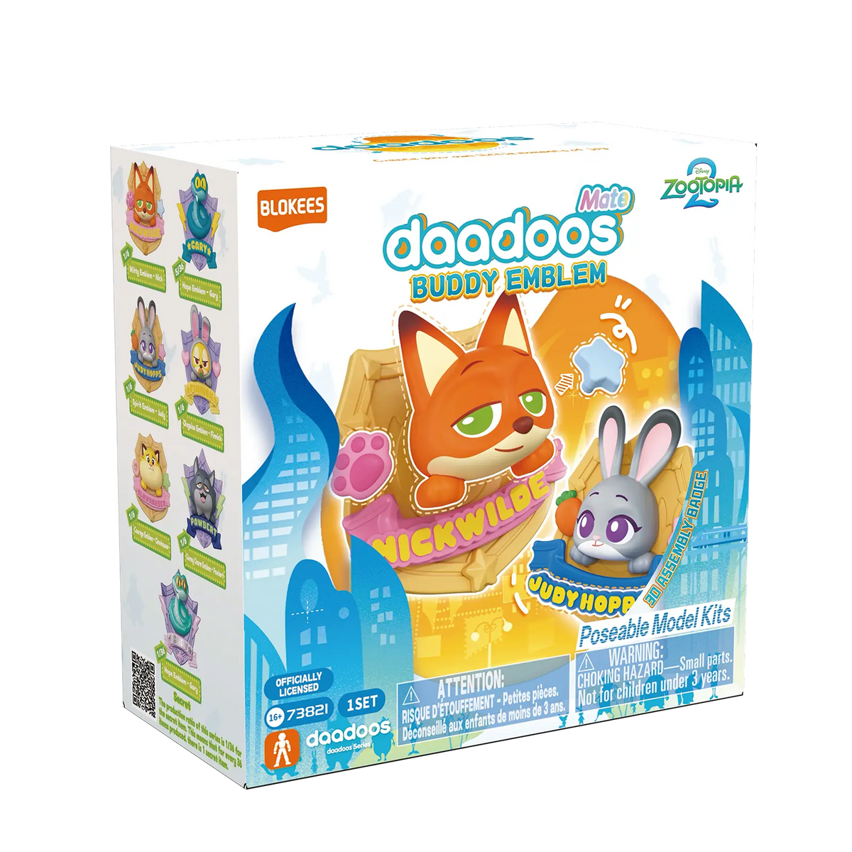 Blokees Zootopia daadoos Mate Series 01 - Buddy Emblem product image 9, provided for visual reference and product detail