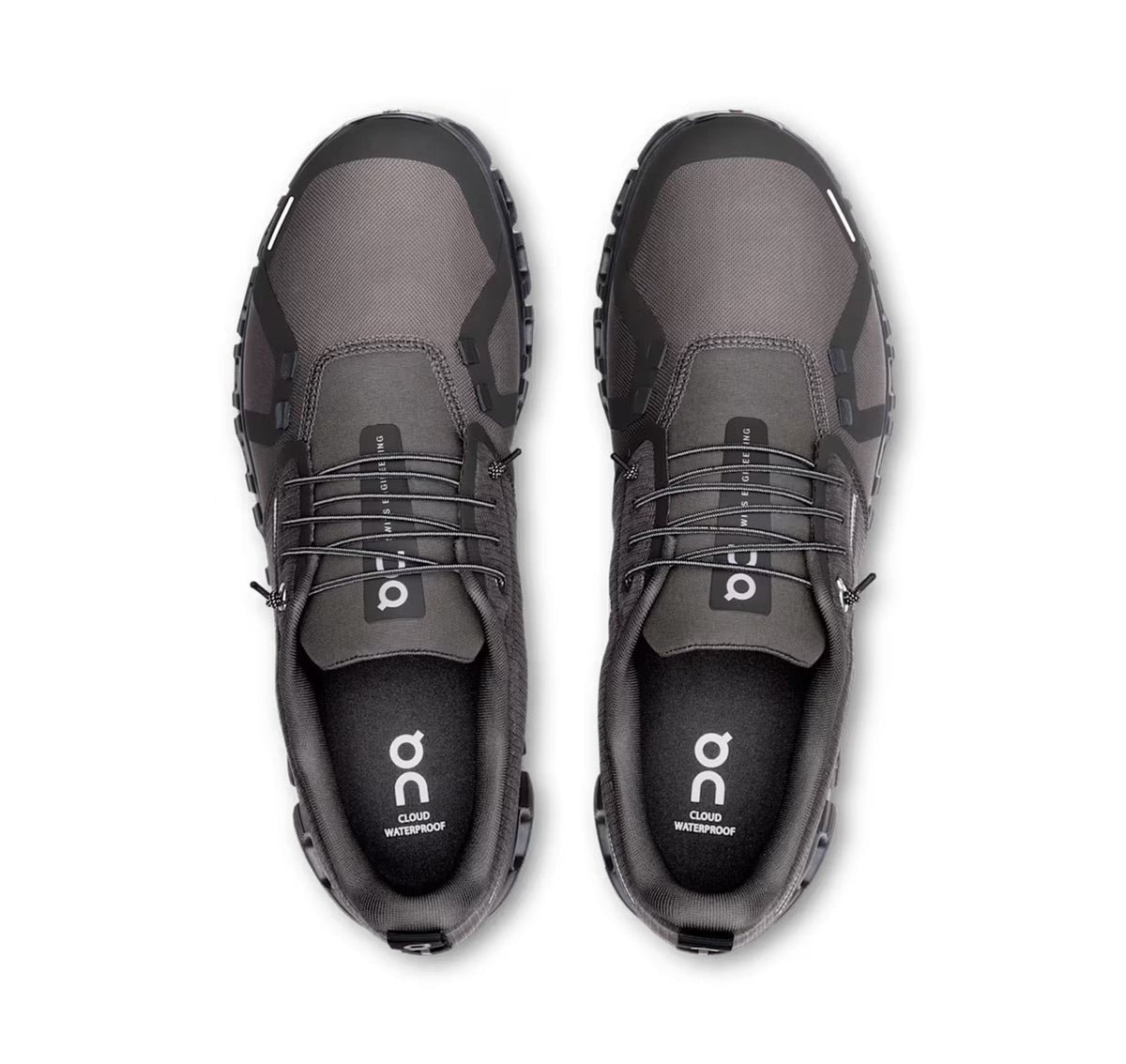 On Men Cloud 6 Waterproof Thorn/Black Lifestyle Sneakers product image 3, provided for visual reference and product detail