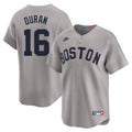 Jarren Duran Boston Red Sox Throwback Limited Jersey – Gray product image 1