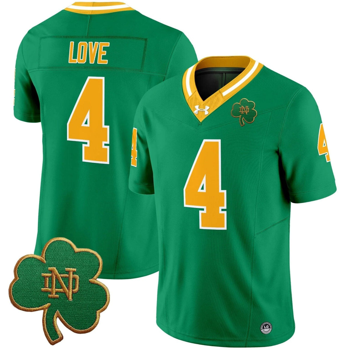 Jeremiyah Love Notre Dame Fighting Irish Throwback Jersey product image 1