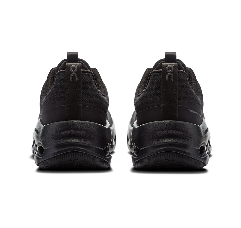On Big Kids' Cloudleap Black Athletic Shoes product image 4, provided for visual reference and product detail review