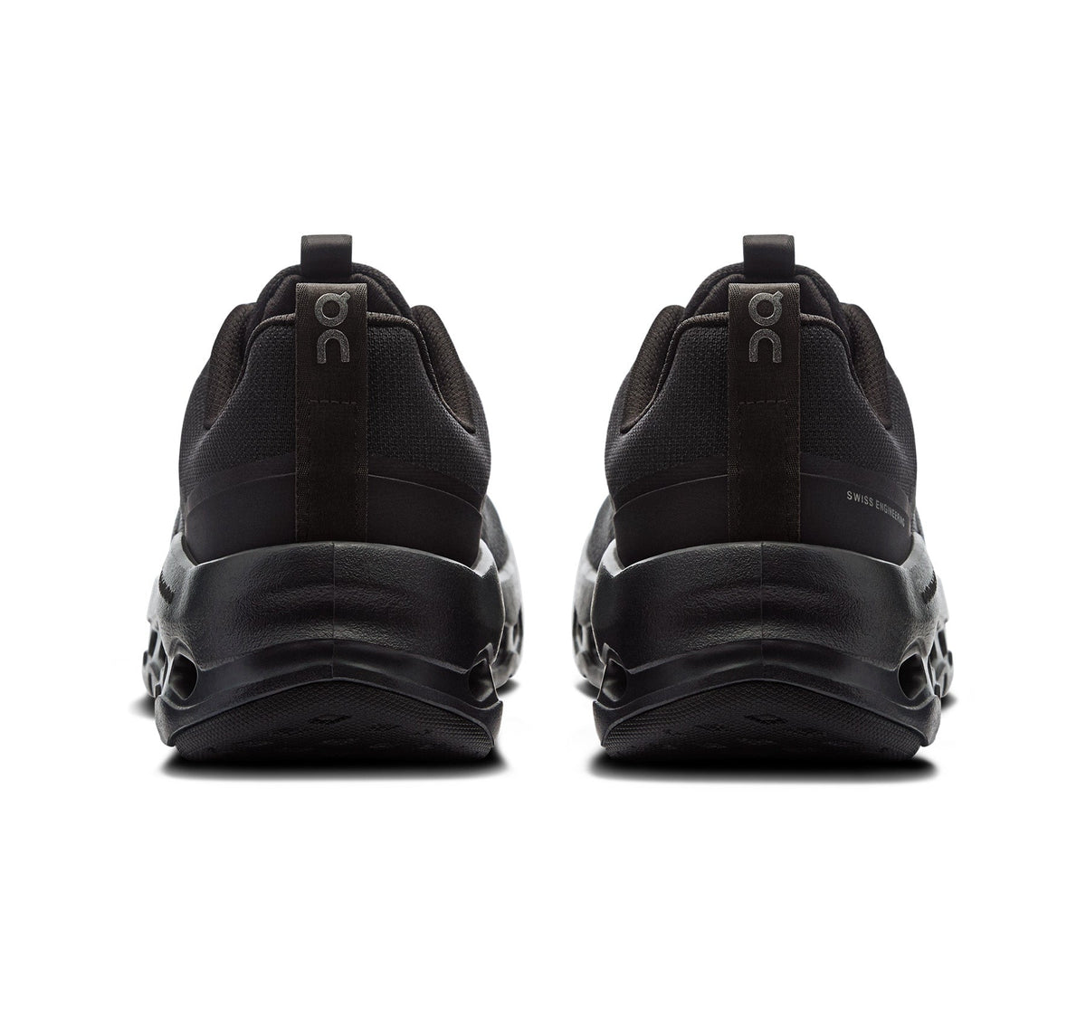 On Big Kids' Cloudleap Black Athletic Shoes product image 4, provided for visual reference and product detail review
