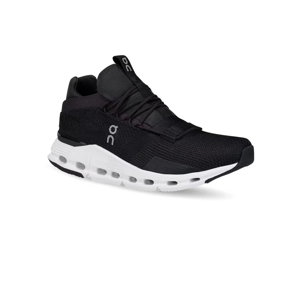 On Women Cloudnova Phantom/White Lifestyle Sneakers product image 2, provided for visual reference and product detail review
