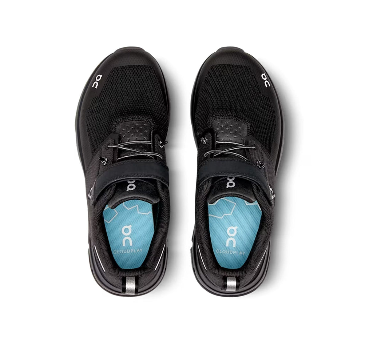 On Little Kids' Cloud Play Black Athletic Shoes product image 3, provided for visual reference and product detail review