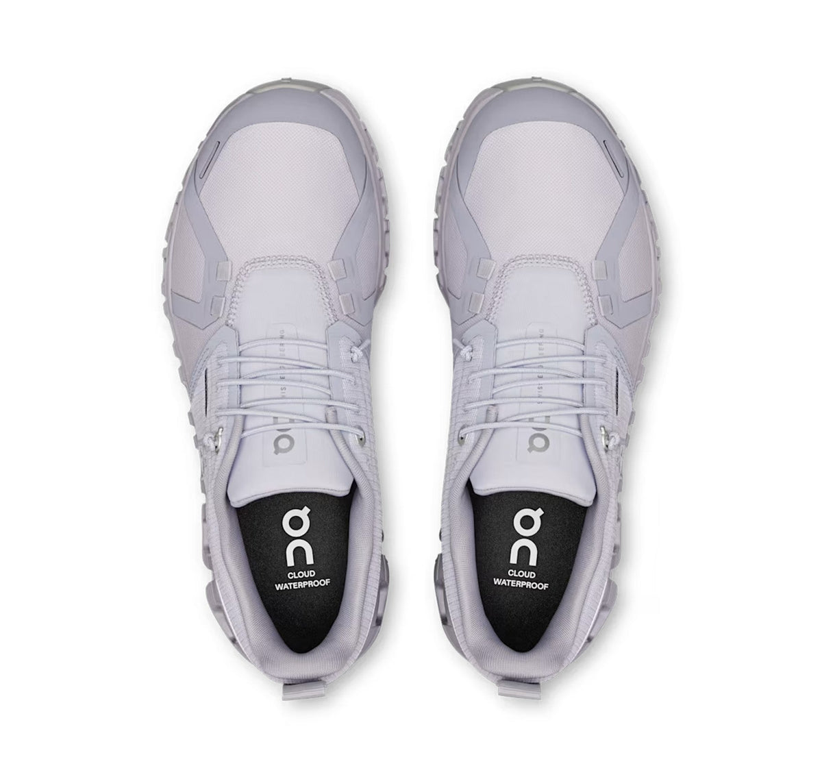 On Women Cloud 6 Waterproof Nimbus/Lilac Lifestyle Sneakers product image 3, provided for visual reference and product