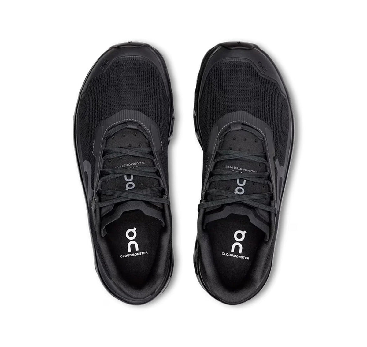 On Women Cloudmonster Void Black Running Shoes product image 3, provided for visual reference and product detail review