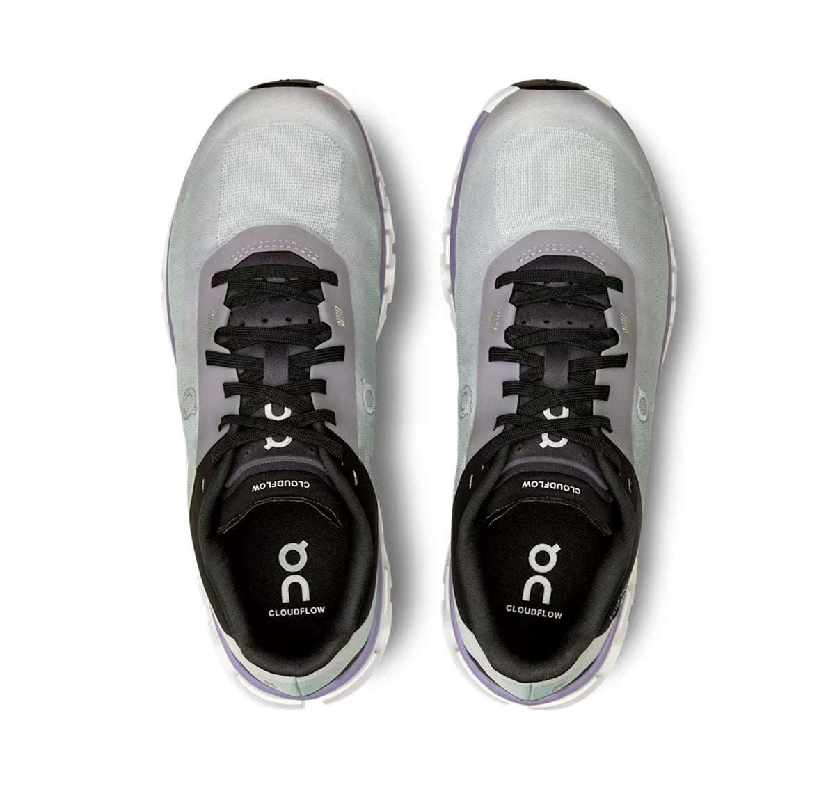 On Women Cloudflow 4 Fade/Wisteria Running Shoes product image 3, provided for visual reference and product detail review