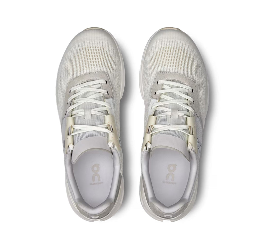 On Women Cloudrift White/Frost Lifestyle Sneakers product image 3, provided for visual reference and product detail review