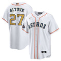 Jose Altuve Houston Astros Gold Collection Jersey - White product image 1
