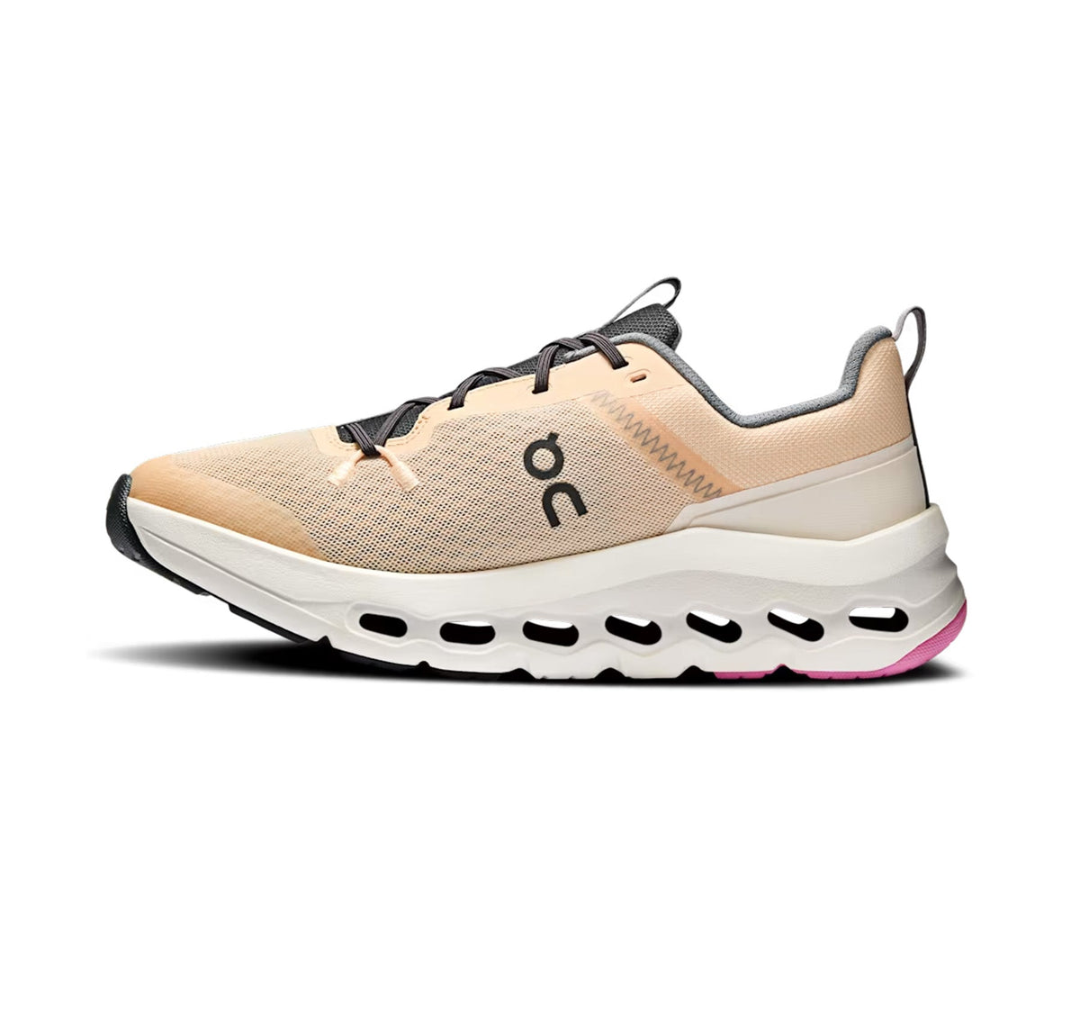 On Big Kids' Cloudleap Blonde/Ivory Athletic Shoes product image 4, provided for visual reference and product detail review