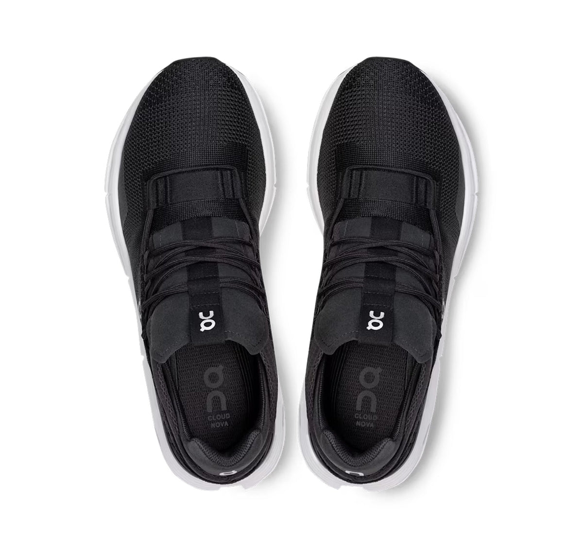 On Women Cloudnova Phantom/White Lifestyle Sneakers product image 3, provided for visual reference and product detail review