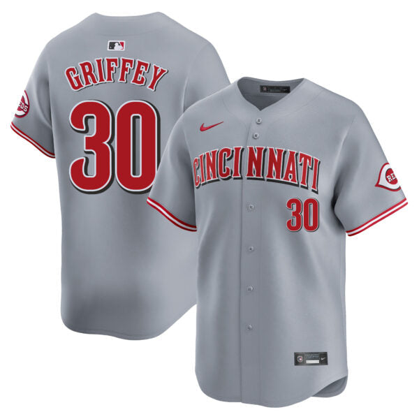 Ken Griffey Jr Cincinnati Reds Road Limited Jersey - Gray product image 1