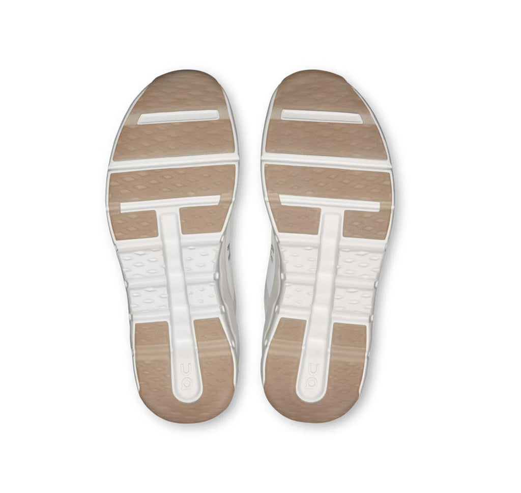 On Big Kids' Cloudleap White Athletic Shoes product image 6, provided for visual reference and product detail review