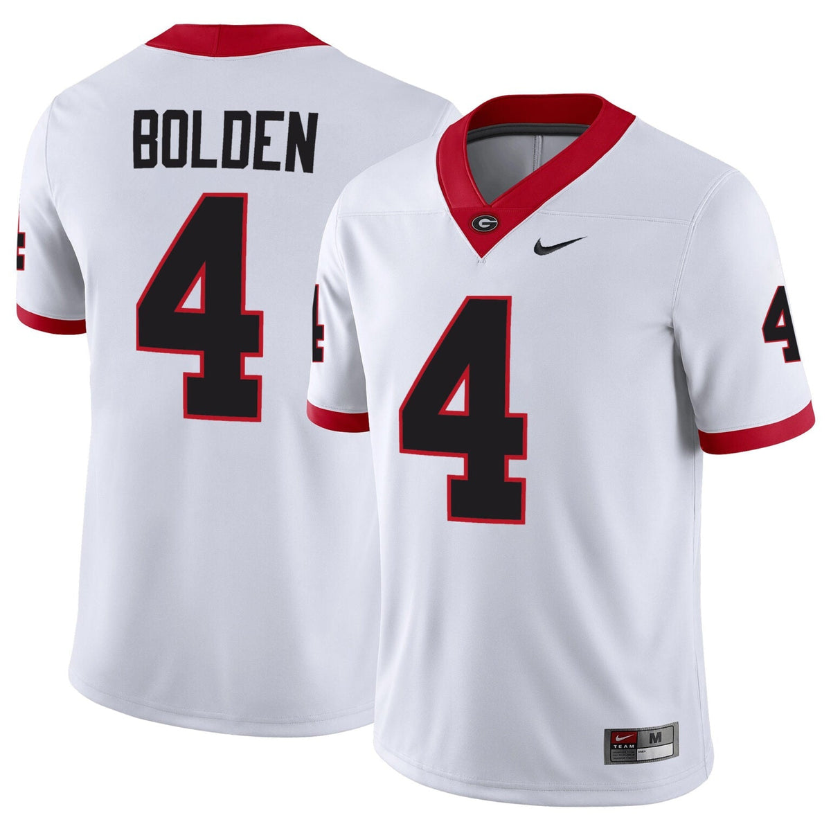 KJ Bolden Georgia Bulldogs Away Jersey - White product image 1