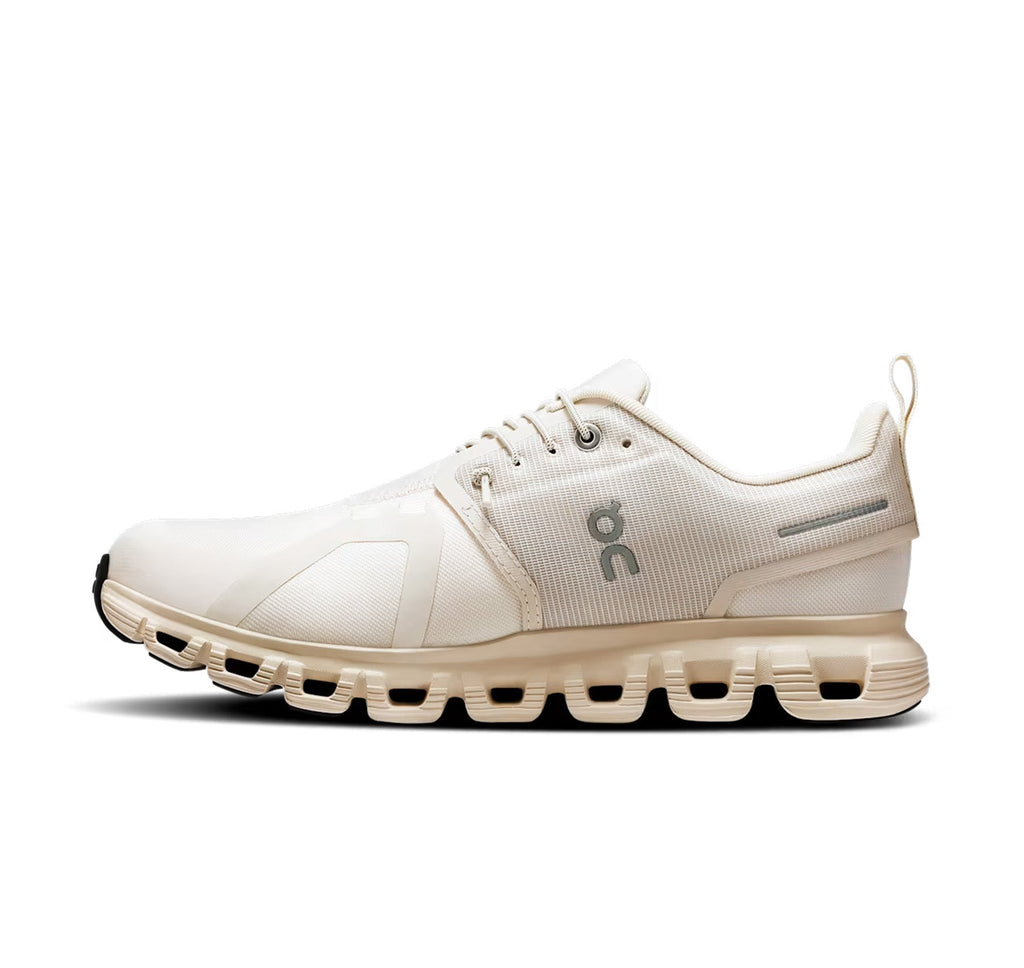 On Women Cloud 6 Waterproof Pearl/Cream Lifestyle Sneakers product image 4, provided for visual reference and product detail