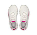 On Women Cloudmonster Ivory/Grenadine Running Shoes product image 3, provided for visual reference and product detail review