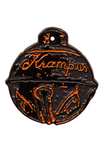 Krampus - Krampus Bell Enamel Pin product image 2, provided for visual reference and product detail review
