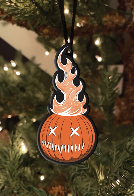 Holiday Horrors - Trick 'r Treat Sam O'Lantern Pumpkin Metal Ornament product image 2, provided for visual reference and