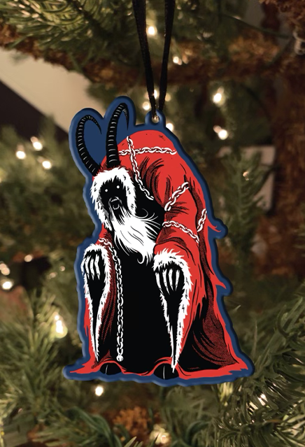 Holiday Horrors - Krampus Metal Ornament product image 2, provided for visual reference and product detail review