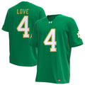 Jeremiyah Love Notre Dame Fighting Irish Jersey - Green product image 1