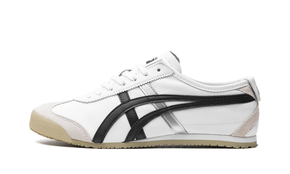 Onitsuka-tiger|mexico-66-white-silver-black-128668 product image 1, provided for visual reference and product detail review