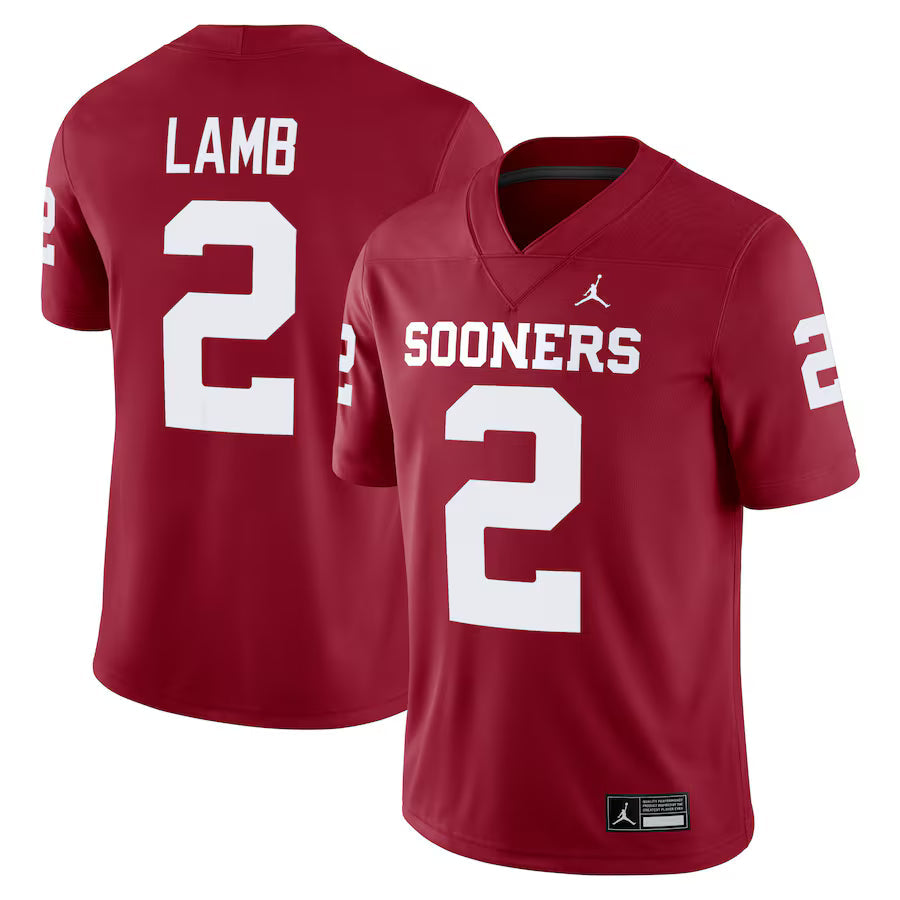 CeeDee Lamb Oklahoma Sooners Alumni Player Jersey - Crimson product image 1