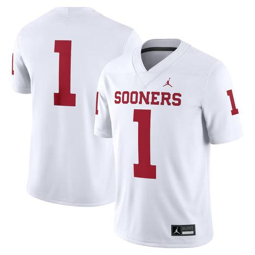 #1 Oklahoma Sooners Game Jersey - White product image 1