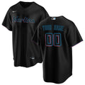 Custom Miami Marlins Alternate Limited Jersey - Black product image 1