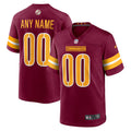 Custom Washington Commanders Jersey - Burgundy product image 1