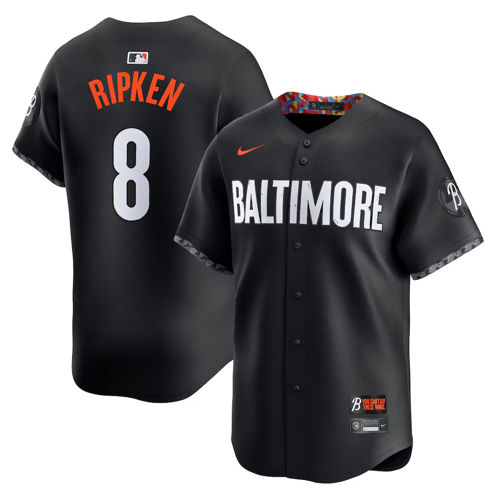 Cal Ripken Jr. Baltimore Orioles City Connect Jersey - Black product image 1