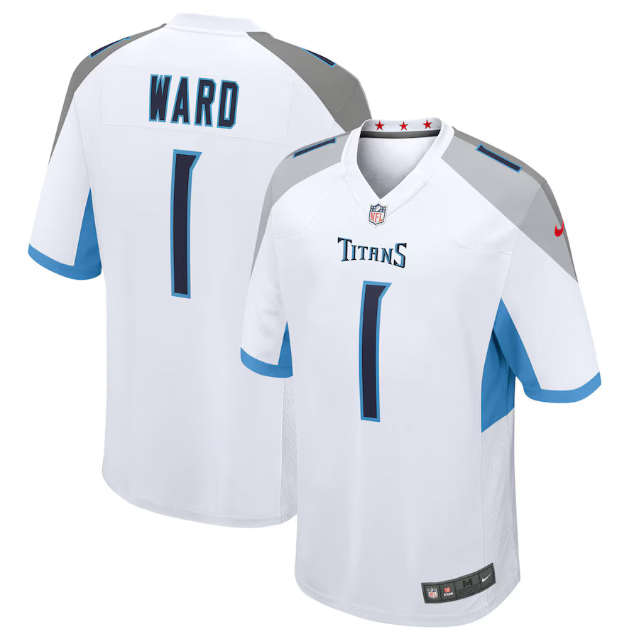 Cameron Ward Tennessee Titans Jersey - White product image 1