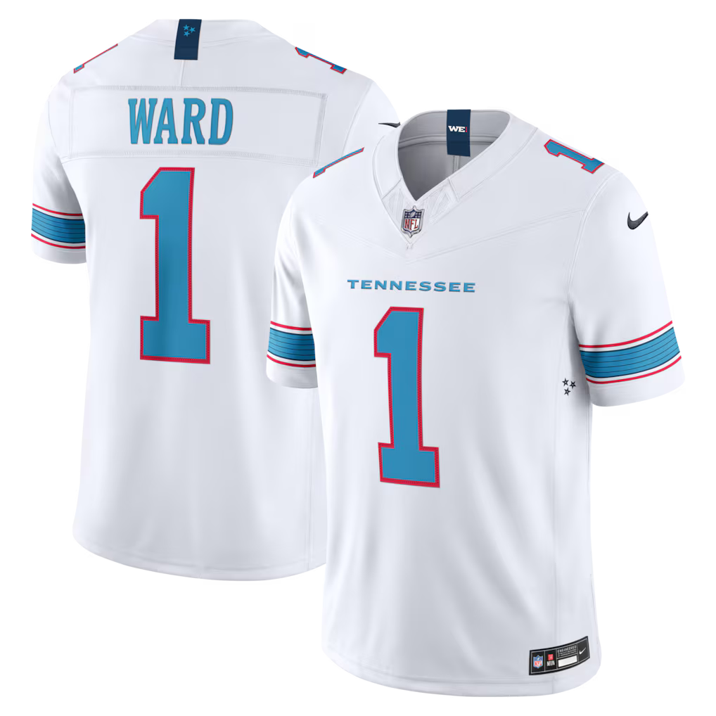 Cameron Ward Tennessee Titans Jersey - White product image 1