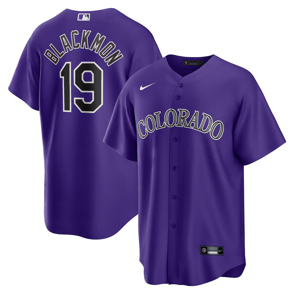 Charlie Blackmon Colorado Rockies Alternate Jersey - Purple product image 1