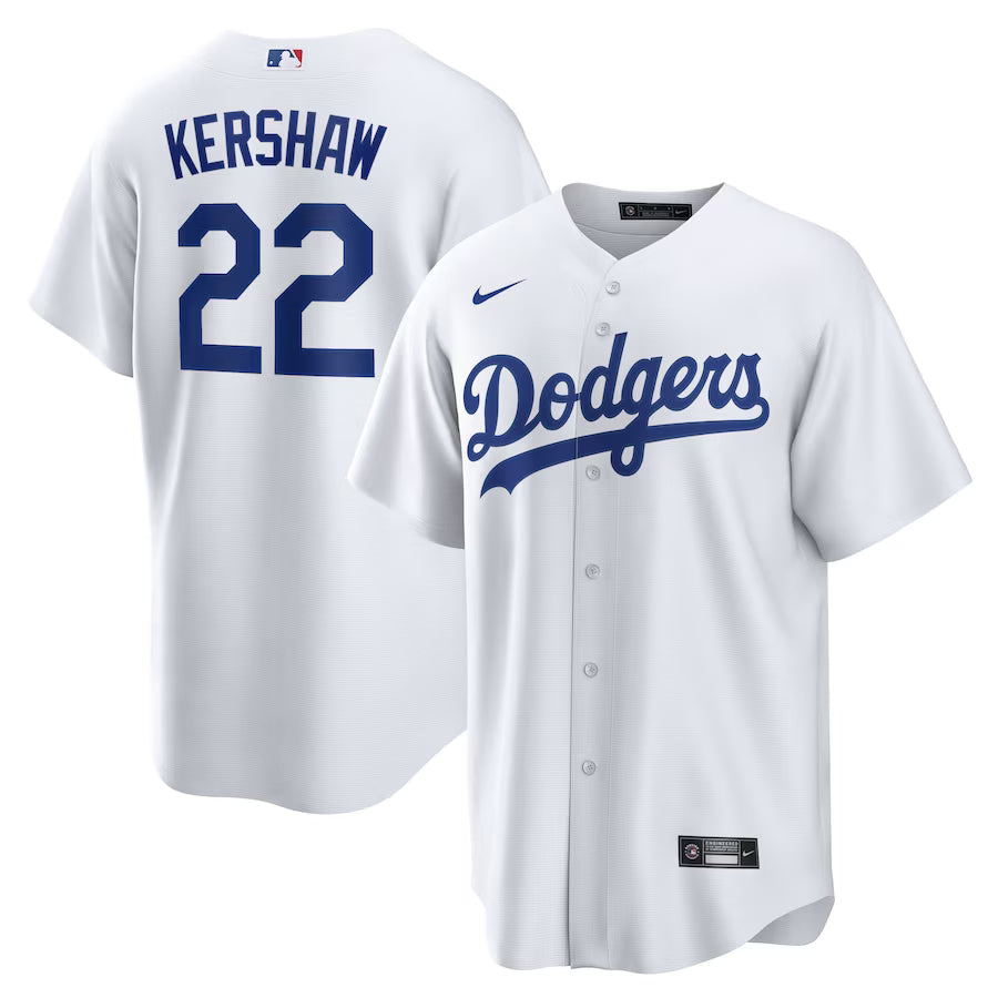 Clayton Kershaw Los Angeles Dodgers Home Jersey - White product image 1