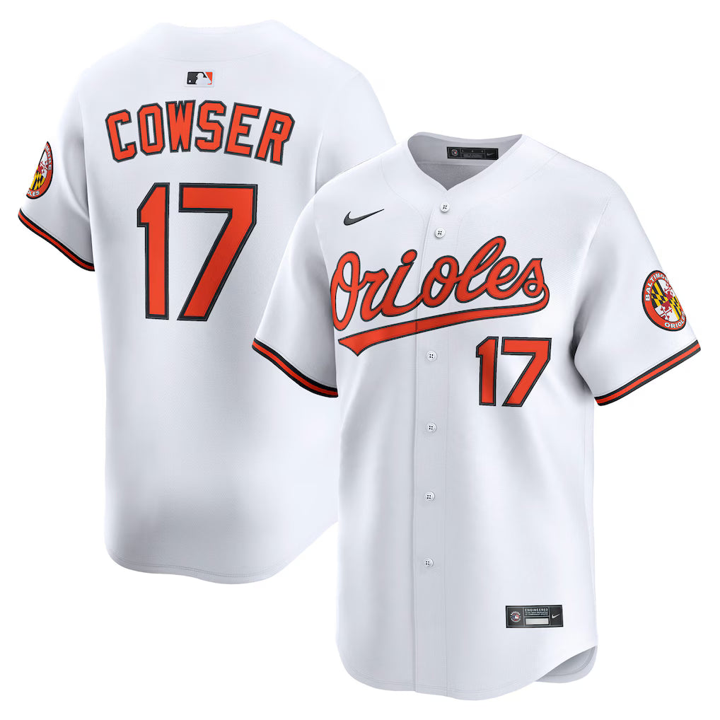 Colton Cowser Baltimore Orioles Home Jersey - White product image 1