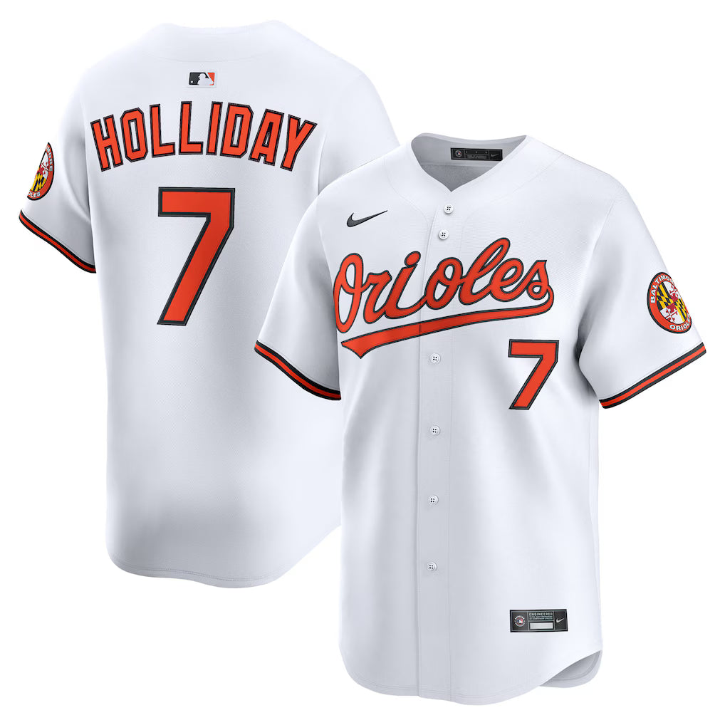 Jackson Holliday Baltimore Orioles Home Jersey - White product image 1